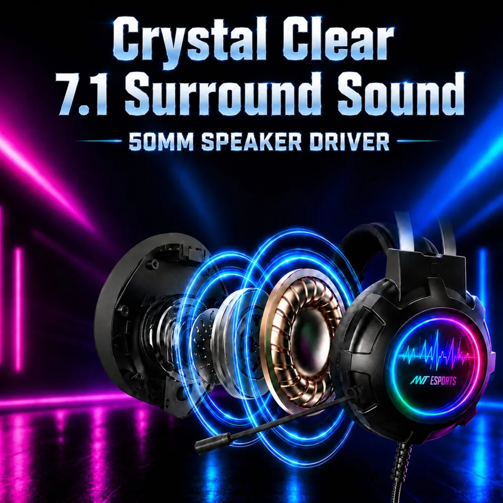 Ant Esports USB Gaming Headphone H950 view 6